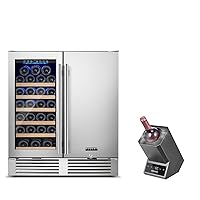 BODEGACOOLER Upgraded Wine and Beverage Refrigerator (with wine chiller