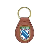 Melendez Family Crest Coat of Arms Key Chains