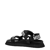 MOSCHINO women sandals black - white