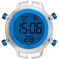 Watx&Colors XXL Digital Mens Digital Swiss Automatic Watch with Rubber Bracelet RWA1718