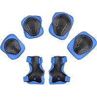 SISIGAD Kids Protective Gear Set for Kids 3-14 Years Toddler Knee Pads and Elbow Pads,3 in 1 Protective Gloves with Wrist Guards for Skateboard Skating Bike Scooter Hoverboard Cycling Sports