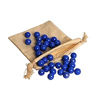 WE Games Replacement Glass Marbles for Solitaire