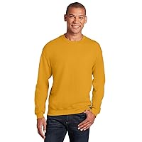 Gildan Adult Fleece Crewneck Sweatshirt, Style G18000 Gold