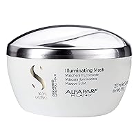 Alfaparf Milano Semi Di Lino Diamond Illuminating Hair Mask - Color Safe Deep Conditioner for Color Treated Hair - Adds Shine and Body - Sulfate, Paraben and Paraffin Free - Professional Salon Quality