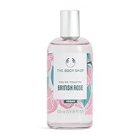 British Rose Eau De Toilette – Fresh Dewy Fragrance – Vegan – 3.3 oz