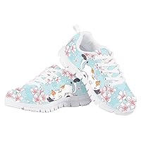 Kids Shoes Running Shoes Girls Boys Sports Shoes Casual Shoes for Travel, Hiking,Walking White Sole