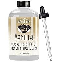 Best Vanilla Essential Oil (4oz Bulk Vanilla Oil) Aromatherapy Vanilla Essential Oil for Diffuser, Soap, Bath Bombs, Candles, and More!