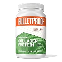 Bulletproof Unflavored Collagen Protein Powder, 42.3 Ounces, Keto and Paleo-Friendly with 18g of Protein