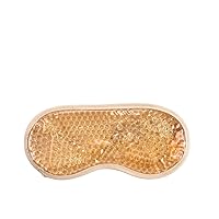 Gold gel beads eye mask