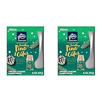Glade Automatic Spray Refill and Holder Kit, Air Freshener for Home and Bathroom, Twinkling Pine & Cedar, 6.2 Oz (Pack of 2)