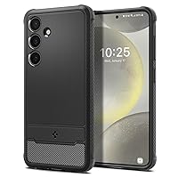 Spigen Rugged Armor Designed for Galaxy S24 Case (2024), [Military-Grade Protection] - Matte Black