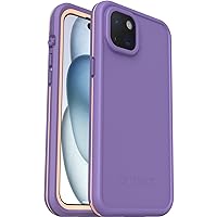 OtterBox iPhone 15 Plus (Only) FRĒ Series Waterproof Case with MagSafe (Designed by LifeProof) - Rule of Plum (Purple), Waterproof, 60% Recycled Plastic, Sleek and Stylish
