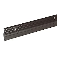 Frost King Premium Aluminum And Vinyl Door Sweep 1-5/8-Inch by 36-Inches, Brown - B59/36H