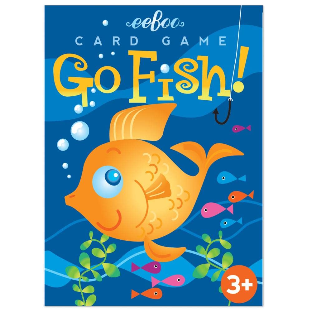 eeBoo: Color Go Fish Playing Card Game, Cards are Durable and Easy to Use, Instructions Included, Educational and Fun Learning, For Ages 3 and up