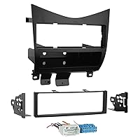 Metra 99-7862 Lower Dash Single DIN Installation Kit for 2003-2007 Honda Accord with Wire Harness,BLACK, 8.70in. x 8.00in. x 4.50in.