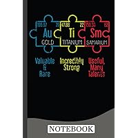 Periodic Table Autistic Pride Notebook