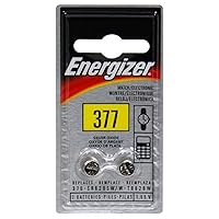 Energizer Watch/Electronic Batteries, 1.55 Volts, 377, 2 Batteries