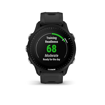 Garmin Forerunner 955 GPS Running 46.5 mm Smartwatch, Tailored to Triathletes, Long-Lasting Battery, Black with Wearable4U Black Earbuds Bundle
