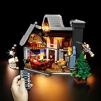 GC Light Kit for Lego Santa’s Visit 10293 (Lego Set is not Included) (Remote)