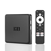 Android 11.0 TV Box, G1 Smart TV Box Compatible with Google Netflix Certified, 4K Media Player 4GB+32GB, G1 Streaming Box Support AV1, Google Assistant Dolby Vision, 2.4G/5G WiFi 6 BT 5.0 S905x4 Chip