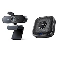 EMEET NOVA 4K PDAF Autofocus Webcam and M0 Plus Speakerphone