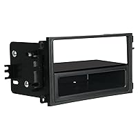 Scosche GMT2049AB Double DIN & DIN+Pocket Dash Kit Compatible with Select 1992-12 GM and Import Vehicles Black