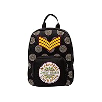 The Beatles Mini Backpack - Sgt Peppers - 43cm x 30cm x 15cm – Officially Licensed Merchandise, Black, One Size, Rucksack Backpacks