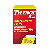 Arthritis Pain - Acetaminophen Extended Release Pain Reliver - 290 Caplets 650 mg Each