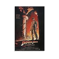 Indiana Jones And The Temple Of Doom Movie Poster Poster Decorative Painting Canvas Wall Art Living Room Posters Bedroom Painting 12x18inch(30x45cm)