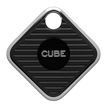 Cube Pro Key Finder Locator Smart Bluetooth Tracker for Kids, Cat, Dog Tracker, Wallet Tracker, Remote Finder, Luggage Tracker Waterproof Tracking Devices + Phone App, Replaceable Battery