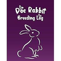 Doe Rabbit Breeding Log: Keep Your Rabbitry Organized & Improve Your Herd Genetics with Detailed Records for Planning and Reviewing Future Pairings / Great for 4H or Show Breeders