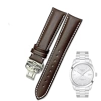 Universal Leather Watch Straps，Leather Watch Bands,Stainless Steel Watch Band Buckle, Replacement Watchbands for Men Women