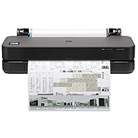 DesignJet T210 Large Format 24-inch Color Plotter Printer, Includes 2-Year Warranty Care Pack (8AG32H),Black