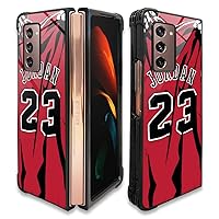 Case Compatible with Galaxy Z fold 2 5G Case,Basketball Player 36 Galaxy Z fold 2 5G Cases Pattern for Boys Man,Soft TPU Bumper Shockproof Cover for Z fold 2 5G Case