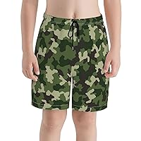 Camouflages Teen Boy Girl Beach Shorts Trunks Swim Board Shorts Surf Pants
