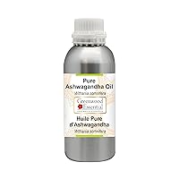 Pure Ashwagandha Oil (Withania somnifera) Premium Therapeutic Grade for Hair, Skin & Aromatherapy 300ml (10.1 oz)