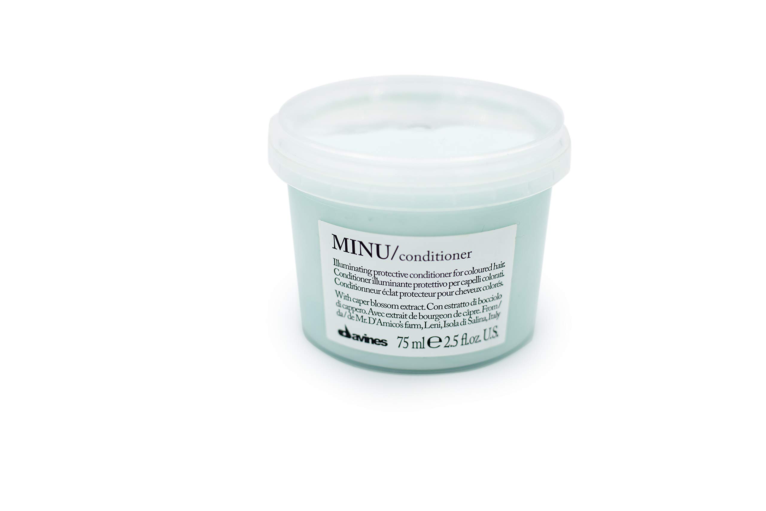 Davines MINU Conditioner, Protect And Condition Color Treated Hair, Add Shine And Detangle