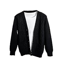 Exquisite Jacquard Cardigan Sweater Men's Autumn and Winter Trend Korean Edition Casual Warm Knitted Pocket Coat