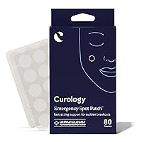 Emergency Spot Patch, Hydrocolloid Pimple Patches for Face, Fast-Acting Support, Spot Concealing and Oil Absorbing, 80 Count