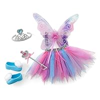 American Girl WellieWishers 14.5-inch Doll Accessories Butterfly Skirt & Wings with Tutu, Crown, Scepter, For Ages 4+