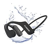 Bone Conduction Headphones Bluetooth, Open-Ear Wrieless Swimming Earphones IP68 Waterproof, Underwater Headphones with Built-in 32G Memory MP3 Player, Suitable for Running, Cycling, Hiking