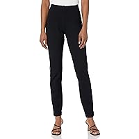 Nanette Nanette Lepore Women's Flattering Miracle Ponte Pant with Pleather Trim
