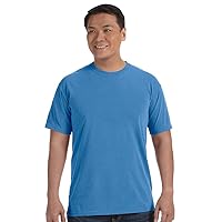 Comfort Colors Ringspun Cotton Garment-Dyed T-Shirt, Royal Caribe, Large