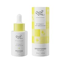 Vitamin C Skin Brightening Face Serum Even Skin Tone and Glow Treats Hyperpigmentation and Fades Facial Spots Contains Hyaluronic Acid and Ceramides For Combination Skin 1 fl oz.