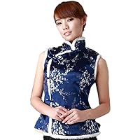 Womens Brocade Chinese Winter Qipao Vest 5 Style