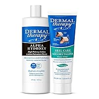 Dermal Therapy Alpha Hydroxy High Potency Lotion & 8oz Heel Care Cream
