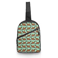 Cute Duckbills Sling Backpack Bag Travel Hiking Daypack Chest Bag Cross Body Shoulder Bag for Men Women