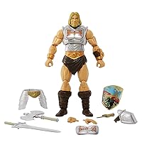Masters of the Universe Masterverse Battle Armor He-Man Action Figure with Accessories, 7-inch Motu Collectible Gift