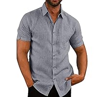 Original Social Shirt Slim Business Formal Shirts for Men Short Sleeve Blouses Casual Top Man Clothing
