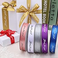 100Yards(90m), Customized Ribbon for Gift Wrapping Customized Ribbon with Names Personalized Ribbon for Baptism (51mm Ribbon)